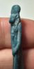 Picture of ANCIENT EGYPT. GRECO - ROMAN FAIENCE LION HEADED DIETY AMULET.  300 B.C - 100 A.D