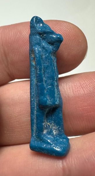 Picture of ANCIENT EGYPT. GRECO - ROMAN FAIENCE ANUBIS AMULET.  300 B.C - 100 A.D