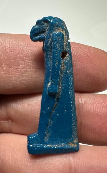 Picture of ANCIENT EGYPT. GRECO - ROMAN FAIENCE THOTH AMULET.  300 B.C - 100 A.D