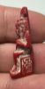 Picture of ANCIENT EGYPT. VERY RARE RED COLOR. GRECO - ROMAN FAIENCE ISIS NURSING HORUS AMULET.  300 B.C - 100 A.D