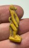Picture of ANCIENT EGYPT. GRECO - ROMAN FAIENCE MONKEY AMULET.  300 B.C - 100 A.D