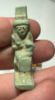 Picture of ANCIENT EGYPT. LARGE SIZE. GRECO - ROMAN FAIENCE ISIS NURSING HORUS AMULET.  300 B.C - 100 A.D