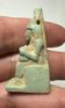 Picture of ANCIENT EGYPT. LARGE SIZE. GRECO - ROMAN FAIENCE ISIS NURSING HORUS AMULET.  300 B.C - 100 A.D