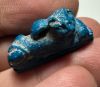 Picture of ANCIENT EGYPT. GRECO - ROMAN FAIENCE CAT AMULET.  300 B.C - 100 A.D