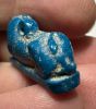 Picture of ANCIENT EGYPT. GRECO - ROMAN FAIENCE CAT AMULET.  300 B.C - 100 A.D