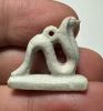 Picture of ANCIENT EGYPT. GRECO - ROMAN FAIENCE  AMULET OF A COBRA.  300 B.C - 100 A.D