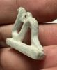 Picture of ANCIENT EGYPT. GRECO - ROMAN FAIENCE  AMULET OF A COBRA.  300 B.C - 100 A.D