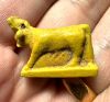 Picture of ANCIENT EGYPT. GRECO - ROMAN FAIENCE  AMULET OF AN APIS BULL.  300 B.C - 100 A.D