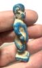Picture of ANCIENT EGYPT. GRECO - ROMAN LARGE FAIENCE PATAIKOS AMULET.  300 B.C - 100 A.D