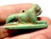 Picture of ANCIENT EGYPT. GRECO - ROMAN LARGE FAIENCE LION AMULET.  300 B.C - 100 A.D
