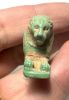 Picture of ANCIENT EGYPT. GRECO - ROMAN LARGE FAIENCE LION AMULET.  300 B.C - 100 A.D