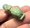 Picture of ANCIENT EGYPT. GRECO - ROMAN LARGE FAIENCE LION AMULET.  300 B.C - 100 A.D