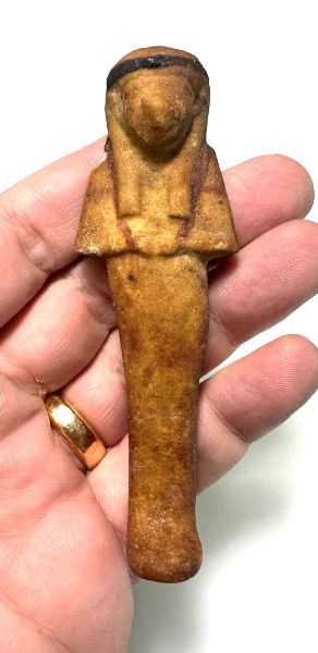 Picture of   Ancient Egypt. FAIENCE USHABTI. THIRD INTERMEDIATE PERIOD. 22ND DYNASTY.  943 BC - 716 BC