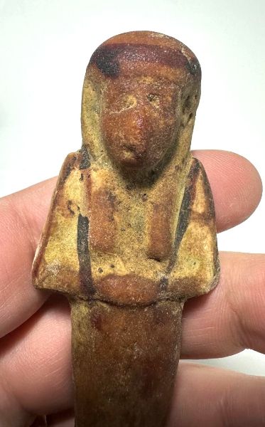 Picture of   Ancient Egypt. FAIENCE USHABTI. THIRD INTERMEDIATE PERIOD. 22ND DYNASTY.  943 BC - 716 BC