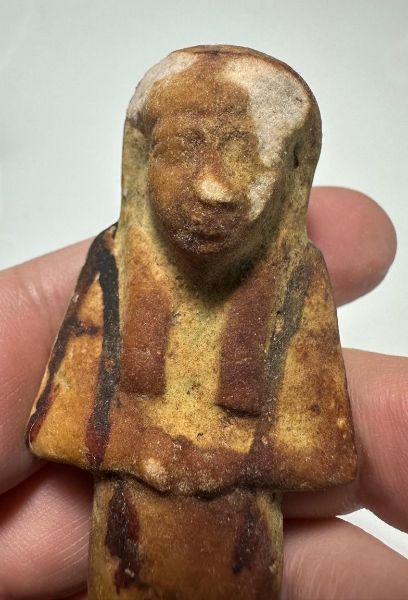 Picture of   Ancient Egypt. FAIENCE USHABTI. THIRD INTERMEDIATE PERIOD. 22ND DYNASTY.  943 BC - 716 BC