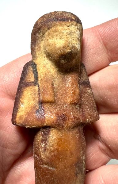 Picture of   Ancient Egypt. FAIENCE USHABTI. THIRD INTERMEDIATE PERIOD. 22ND DYNASTY.  943 BC - 716 BC