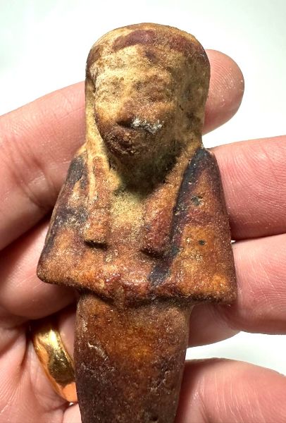 Picture of   Ancient Egypt. FAIENCE USHABTI. THIRD INTERMEDIATE PERIOD. 22ND DYNASTY.  943 BC - 716 BC