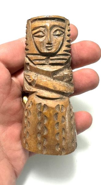 Picture of   Ancient Egypt. COPTIC. BONE FIGURE OF A FEMALE. 800 - 1000 A.D