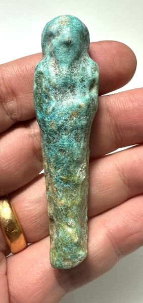 Picture of   Ancient Egypt. FAIENCE USHABTI.LATE PERIOD.  600 - 300  B.C