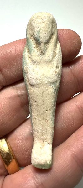 Picture of   Ancient Egypt. FAIENCE USHABTI.LATE PERIOD.  600 - 300  B.C