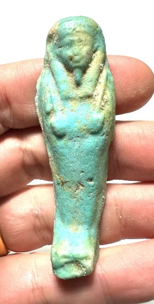 Picture of   Ancient Egypt. FAIENCE USHABTI.LATE PERIOD.  600 - 300  B.C