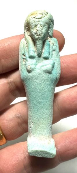 Picture of   Ancient Egypt. FAIENCE USHABTI.LATE PERIOD.  600 - 300  B.C