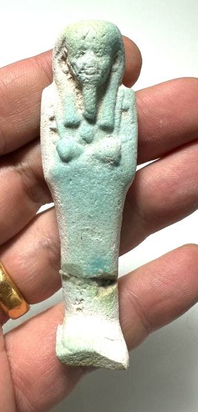 Picture of   Ancient Egypt. FAIENCE USHABTI.LATE PERIOD.  600 - 300  B.C