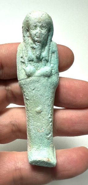 Picture of   Ancient Egypt. FAIENCE USHABTI.LATE PERIOD.  600 - 300  B.C