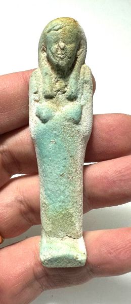 Picture of   Ancient Egypt. FAIENCE USHABTI.LATE PERIOD.  600 - 300  B.C