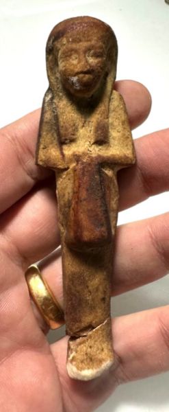 Picture of   Ancient Egypt. FAIENCE OVERSEER USHABTI. THIRD INTERMEDIATE PERIOD. 22ND DYNASTY.  943 BC - 716 BC