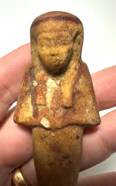 Picture of   Ancient Egypt. FAIENCE USHABTI. THIRD INTERMEDIATE PERIOD. 22ND DYNASTY.  943 BC - 716 BC