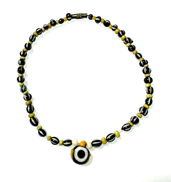 Picture of   Ancient Egypt. ROMAN PERIOD. 100 - 200 A.D. COMPLETE MOSAIC GLASS NECKLACE SET. BEAUTIFUL MASTERPIECE 