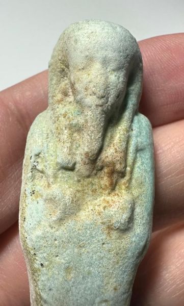 Picture of   Ancient Egypt. FAIENCE USHABTI.LATE PERIOD.  600 - 300  B.C