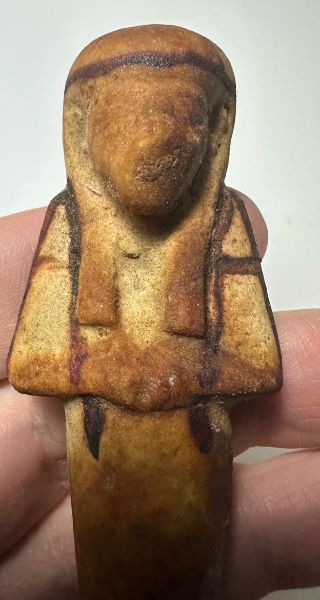 Picture of   Ancient Egypt. FAIENCE USHABTI. THIRD INTERMEDIATE PERIOD. 22ND DYNASTY.  943 BC - 716 BC