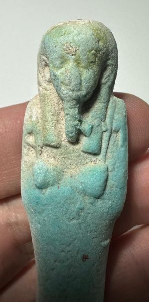 Picture of   Ancient Egypt. FAIENCE USHABTI.LATE PERIOD.  600 - 300  B.C