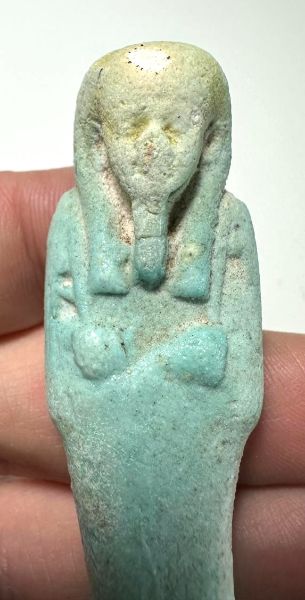 Picture of   Ancient Egypt. FAIENCE USHABTI.LATE PERIOD.  600 - 300  B.C
