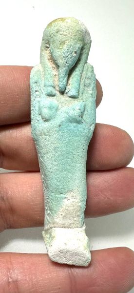 Picture of   Ancient Egypt. FAIENCE USHABTI.LATE PERIOD.  600 - 300  B.C