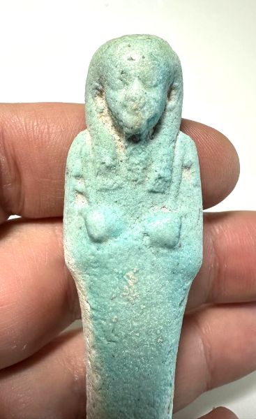 Picture of   Ancient Egypt. FAIENCE USHABTI.LATE PERIOD.  600 - 300  B.C