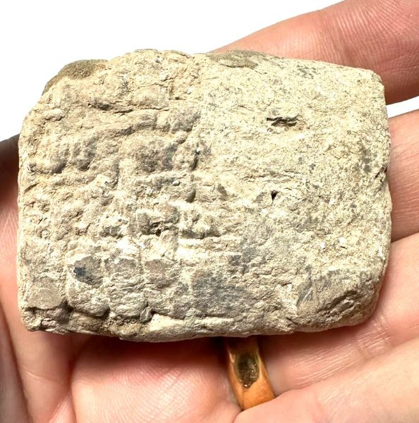 Picture of   Ancient Mesopotamian . Sumerian Clay cuneiform tablet. 2200 - 1900  BC
