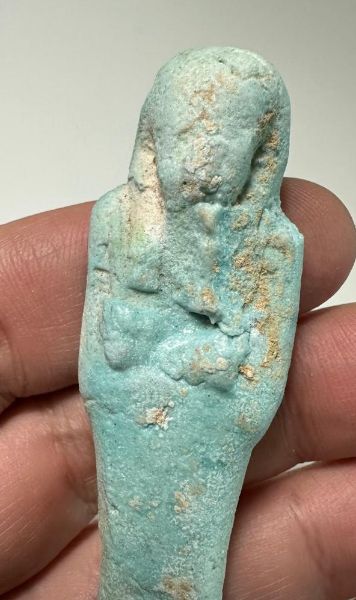 Picture of   Ancient Egypt. FAIENCE USHABTI.LATE PERIOD.  600 - 300  B.C