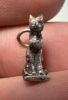 Picture of ANCIENT EGYPT. NEW KINGDOM ELECTRUM / SILVER CAT AMULET. 1250 B.C 