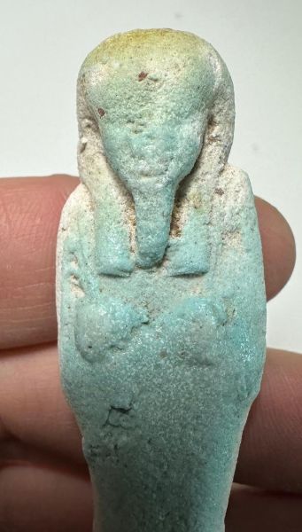 Picture of   Ancient Egypt. FAIENCE USHABTI.LATE PERIOD.  600 - 300  B.C