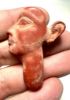 Picture of Ancient Egypt. Late Kingdom Glass Inlay of a head profile facing left . Huge Size. 700 - 100 B.C