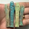 Picture of LOT OF 4 :   Ancient Egypt. FAIENCE USHABTIS. LATE PERIOD. 600 - 300  B.C