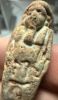 Picture of   Ancient Egypt. FAIENCE USHABTI . LATE PERIOD. 600 - 300  B.C . INSCRIBED ON BOTH SIDES