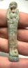 Picture of  Ancient Egypt. FAIENCE USHABTI . LATE PERIOD. 600 - 300  B.C  INSCRIBED ON BOTH SIDES 