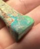 Picture of  Ancient Egypt. FAIENCE USHABTI . LATE PERIOD. 600 - 300  B.C  INSCRIBED ON BOTH SIDES 