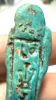 Picture of   Ancient Egypt. FAIENCE USHABTI . LATE PERIOD. 600 - 300  B.C  INSCRIBED ON BOTH SIDES