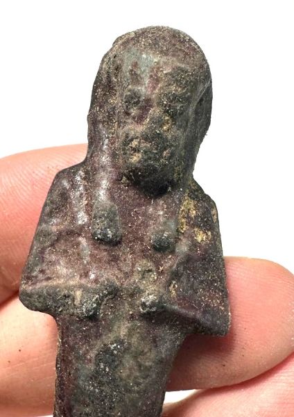 Picture of ANCIENT EGYPT. FAIENCE USHABTI. 1075 - 600  B.C  third intermediate period