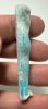 Picture of ANCIENT EGYPT. 26TH DYNASTY. FAIENCE USHABTI. 600 - 300 B.C  DEMOTIC INSCRIPTION ON BACK